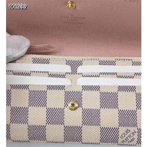 lv emilie wallet azur